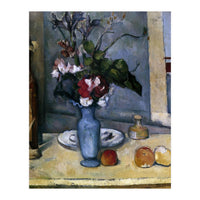 The Blue Vase - 1885/87 - 62x51 cm - oil on canvas - French Post-Impressionism. (Print Only)