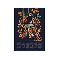 Calendar 2025 fuchsia flower (Print Only)