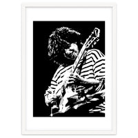 Pat Metheny American Jazz Guitarist Legend in Monochrome 3