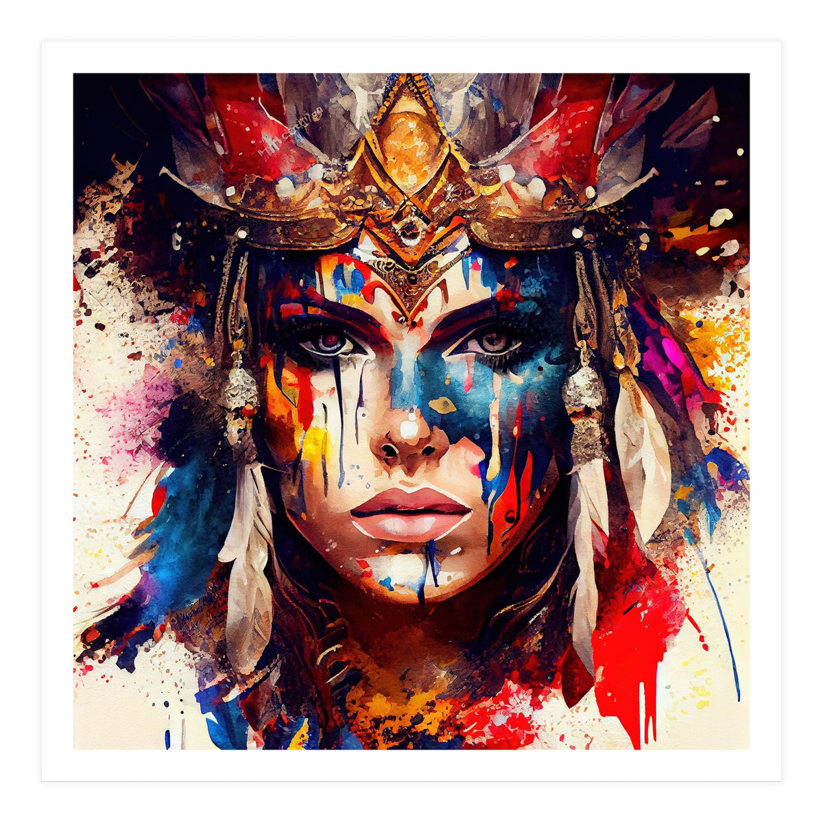 Powerful Warrior Woman #8 (Print Only)