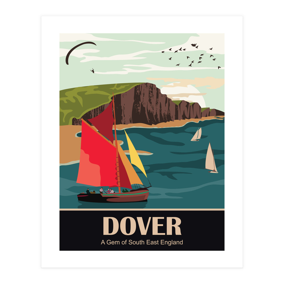 Dover, a Gem Of Southeast England (Print Only)