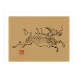 Kirin On Brown Paper (Print Only) thumbnail