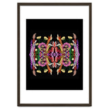The Butterfly Effect Series 01, Paint Blot Mirror Colorful, Symmetrical Graphic, Eclectic Mandala thumbnail