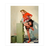 Pinup Sexy Water Cooler Girl (Print Only) thumbnail