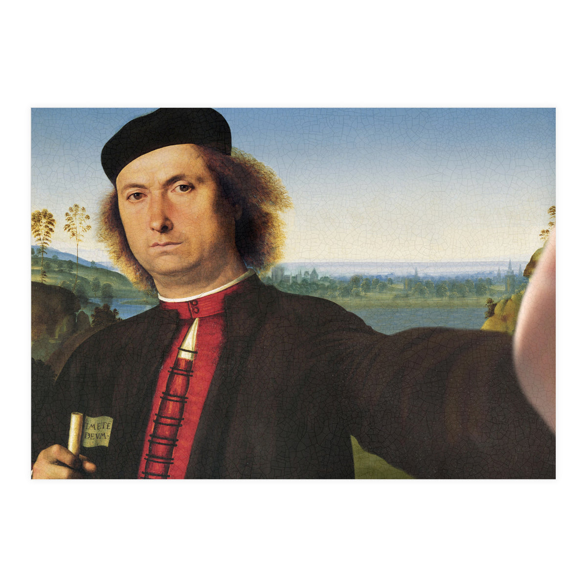 Francesco delle Opere - Pietro Perugino - Selfie (Print Only)
