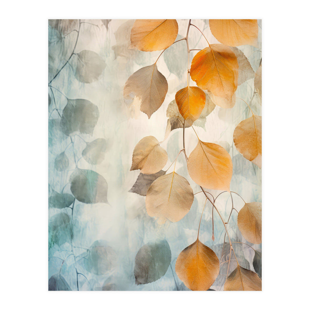 Winter leaves 4 (Print Only)