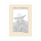 Portrait Of Patience Escalier Vincent Van Gogh Ascii Art (Print Only) thumbnail