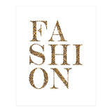 Fashion, Leopard Print Letters, Modern Chic decor (Print Only) thumbnail