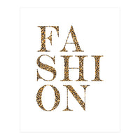 Fashion, Leopard Print Letters, Modern Chic decor (Print Only)