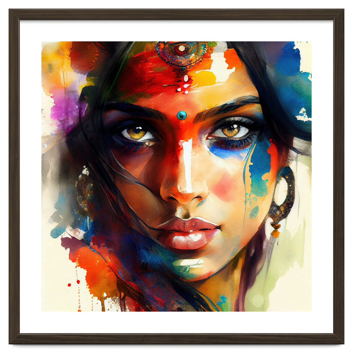 Radiant Bindi Hindu Portrait