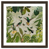 Vintage Exotic Hummingbirds Jungle thumbnail