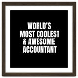 World's most coolest and awesome accountant thumbnail