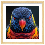 Close Up Of A Colorful Rainbow Lorikeet Bird thumbnail