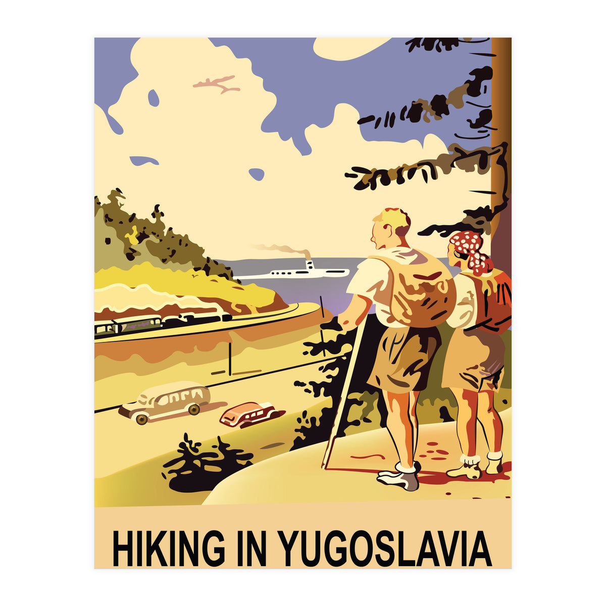 Hiking In Yugoslavia (Print Only)