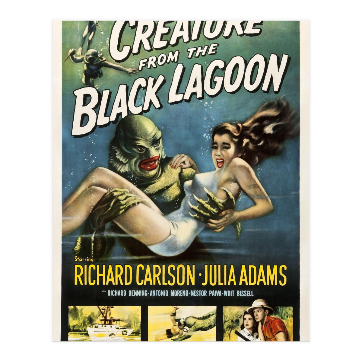 CREATURE FROM THE BLACK LAGOON (1954), directed by JACK ARNOLD. (Print Only)