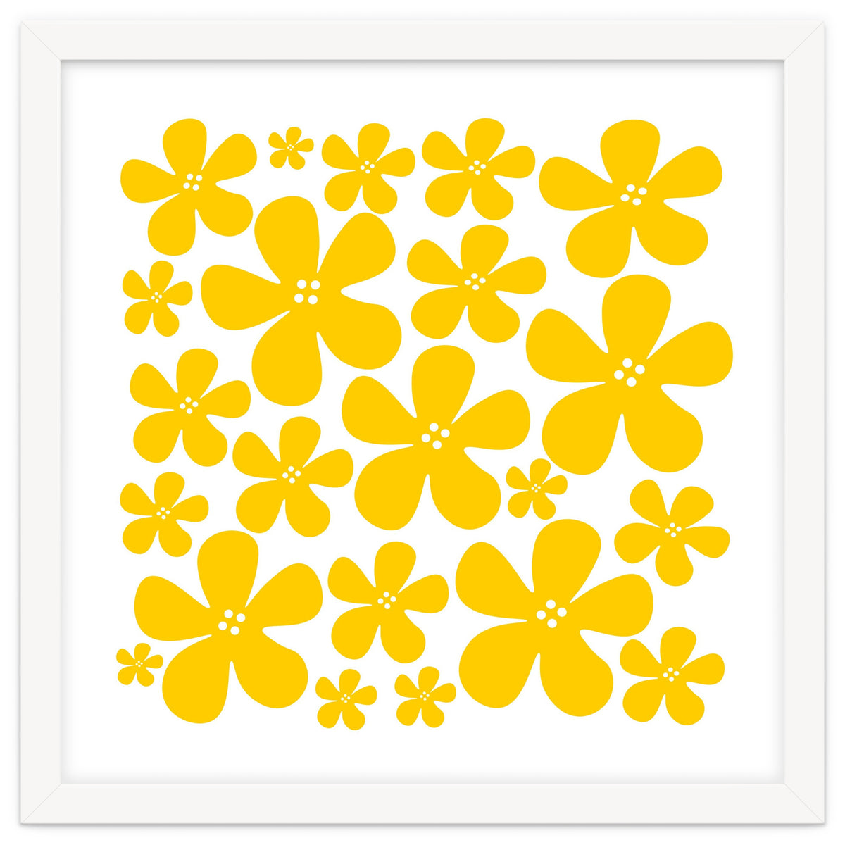 Yellow Flowers Pattern