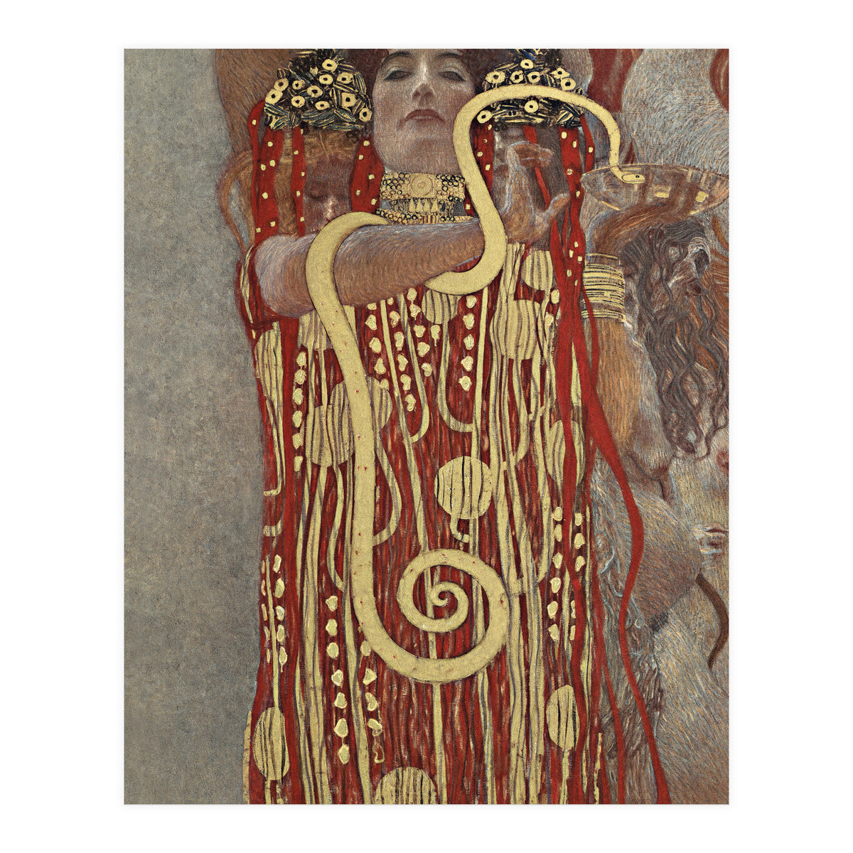 Gustav Klimt – Hygieia (1907) | Iconic Art Nouveau Masterpiece (Print Only)