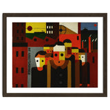 Die Arbeitsmaenner - The Workmen. Oil on canvas. thumbnail
