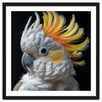 White Cockatoo With Yellow Crest Portrait