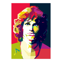 Jim Morrison Legendary Rock Pop Art WPAP (Print Only)