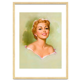 Pinup Blonde Girl Portrait thumbnail