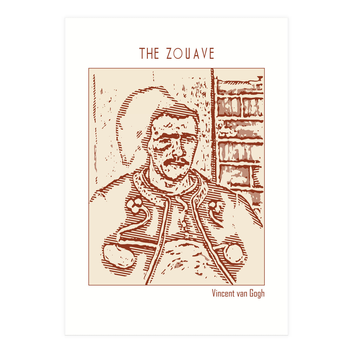 The Zouave – Vincent Van Gogh (Print Only)