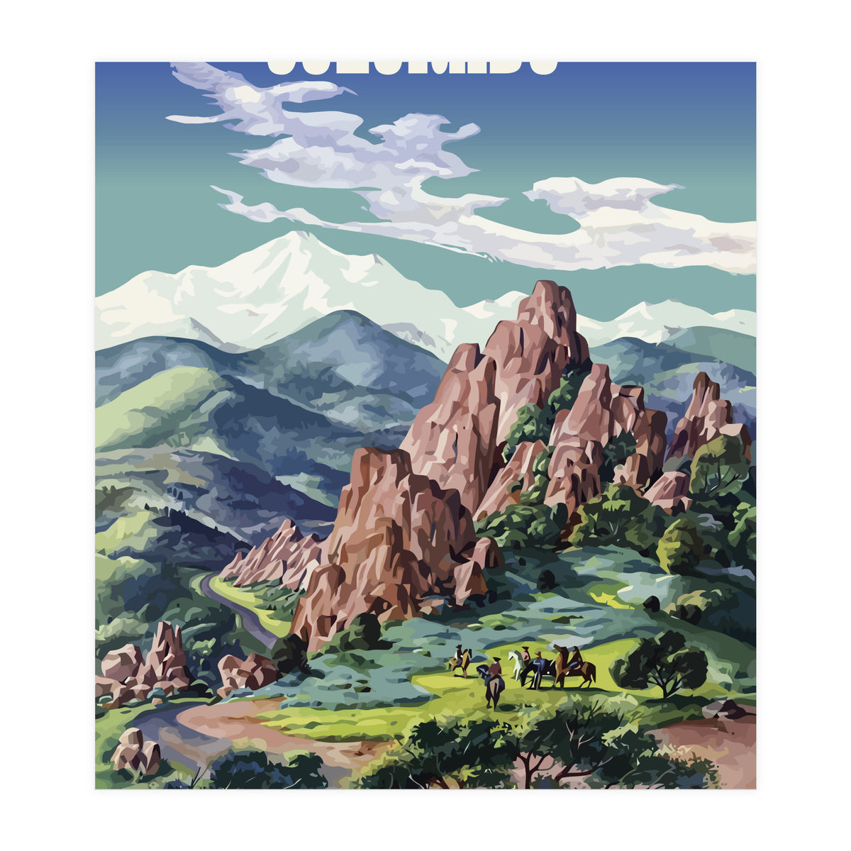 Colorado Mountain (Print Only)