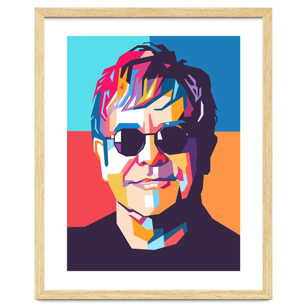 Elton John WPAP pop art