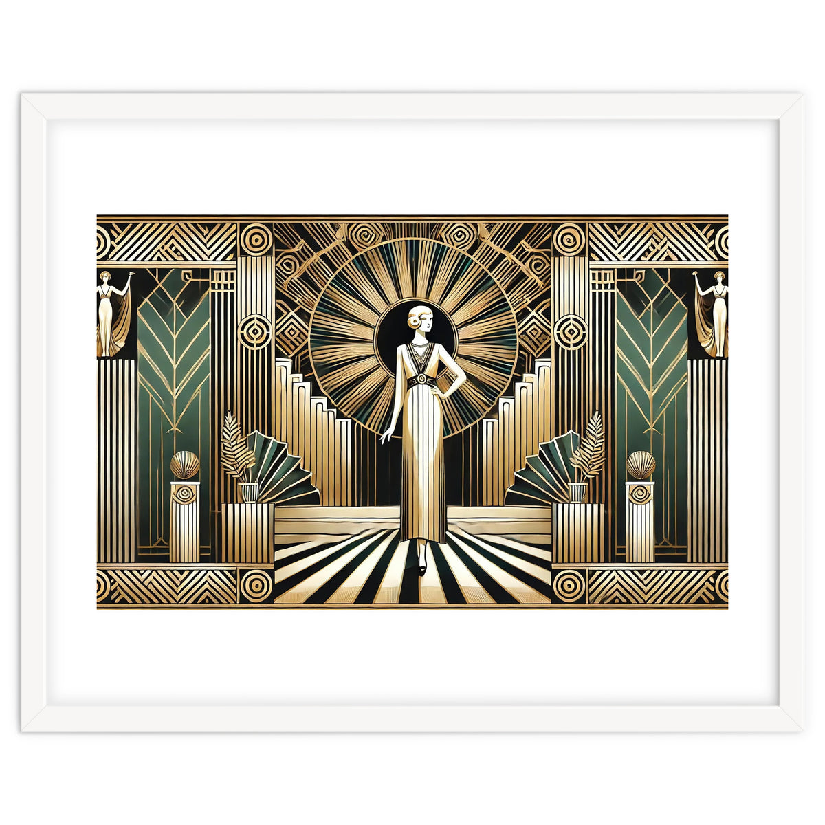 Golden Twenties Flair In Art Deco