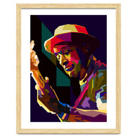 Marcus Miller Bass Jazz Musician Pop Art WPAP