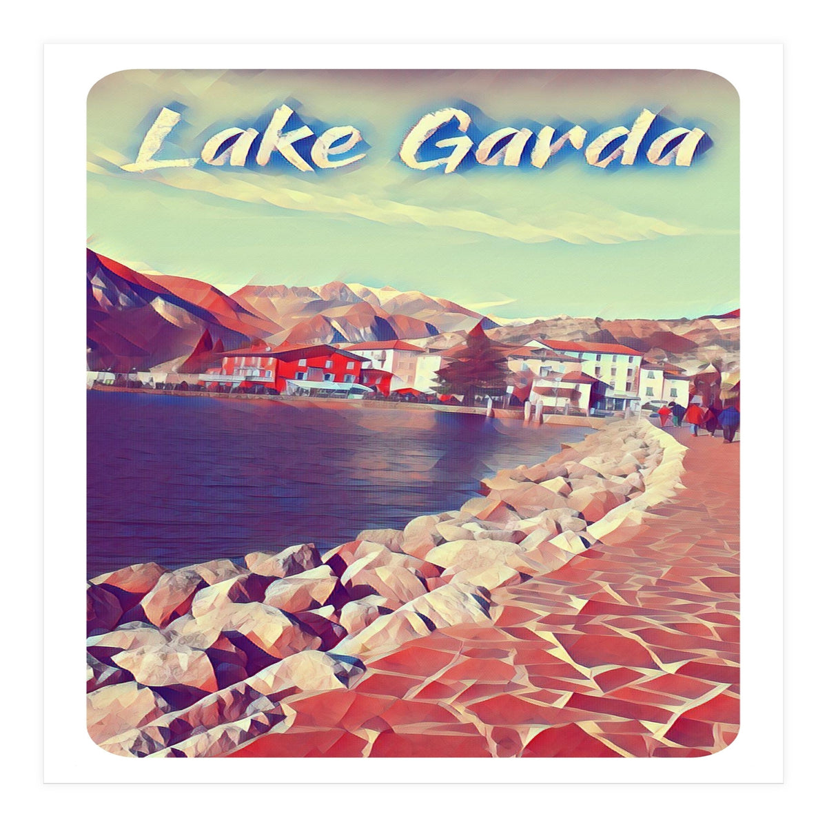 Lago Di Garda (Print Only)