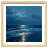 Moonlit Shoreline with Crashing Surf thumbnail