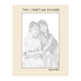 Two Venetian Women – Eugene de Blaas (ascii art)  (Print Only) thumbnail