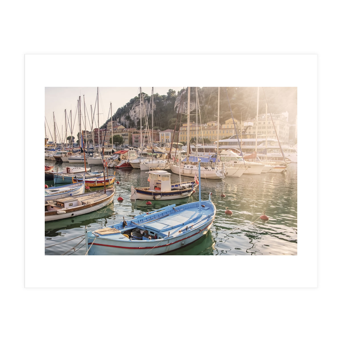 Harbor In Nice (Print Only)
