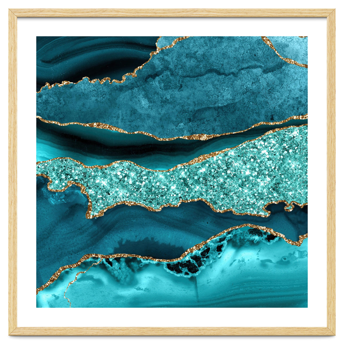 Agate Glitter Ocean Texture 12