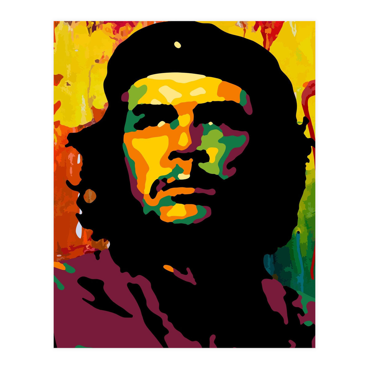 Che Guevara Abstract (Print Only)