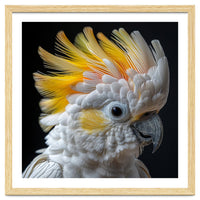 Close Up Of A Cockatoo With Yellow Crest