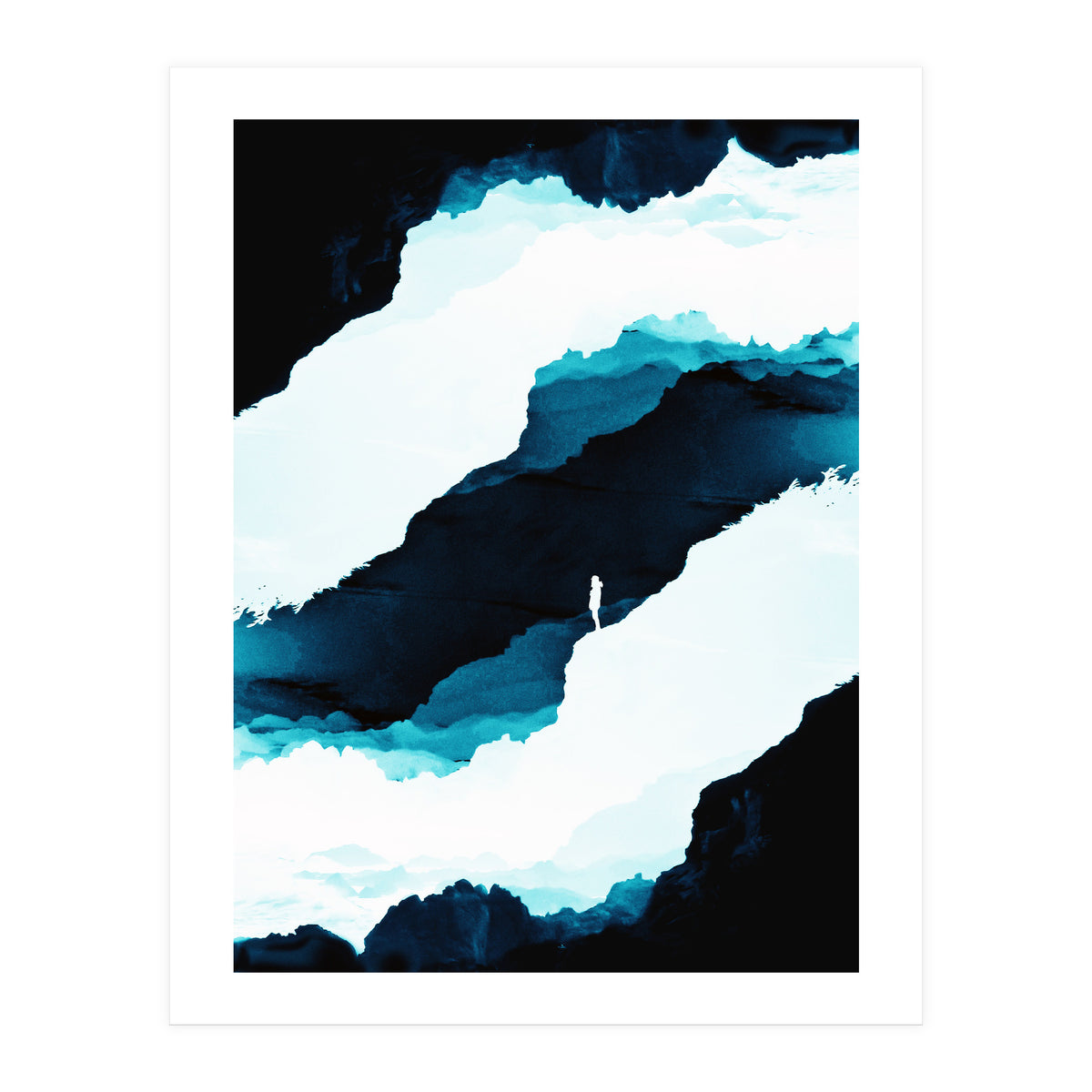 Teal Isolation (Print Only)