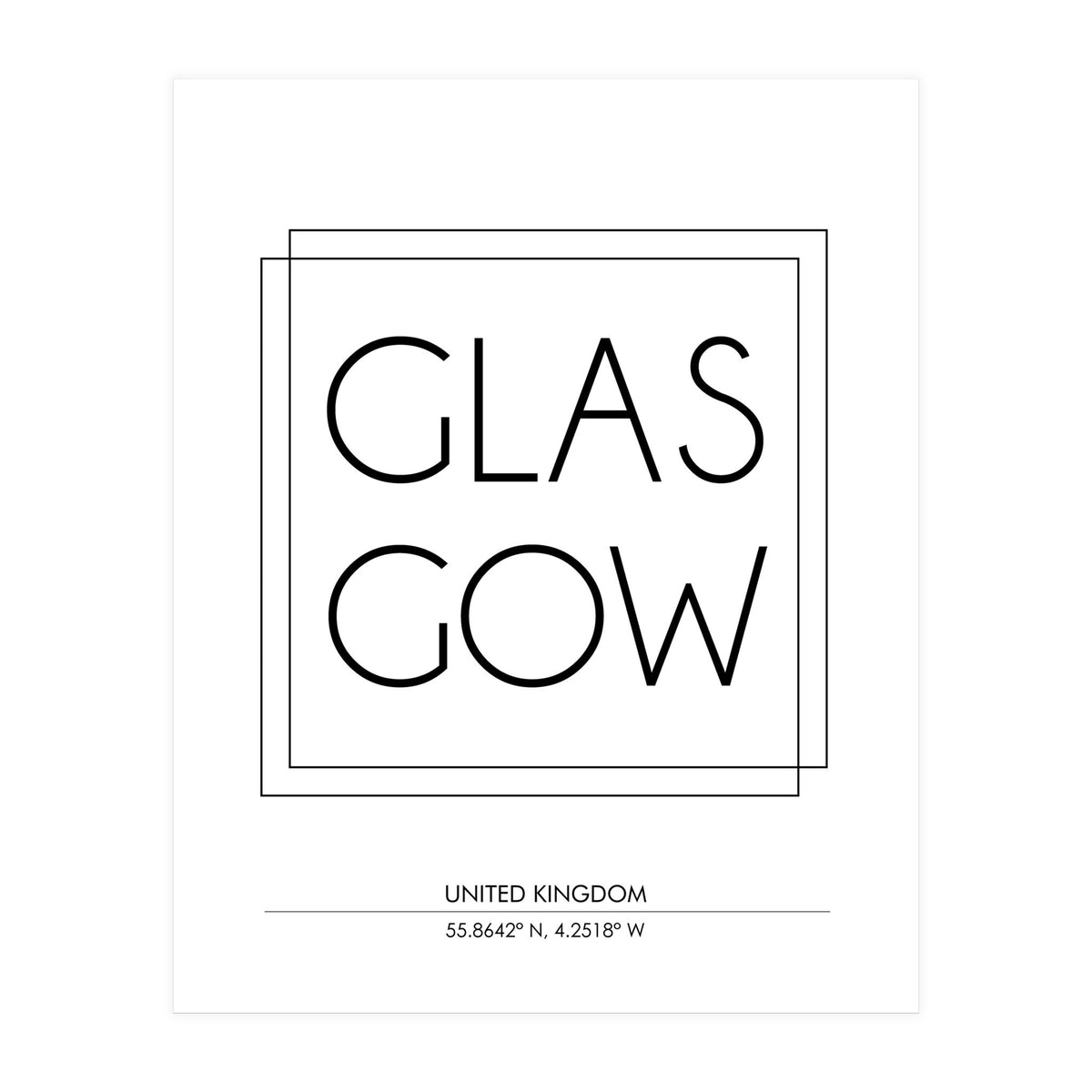 Glasgow (Print Only)