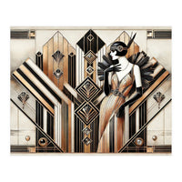 Gatsby Glamour Art Deco Scene (Print Only)