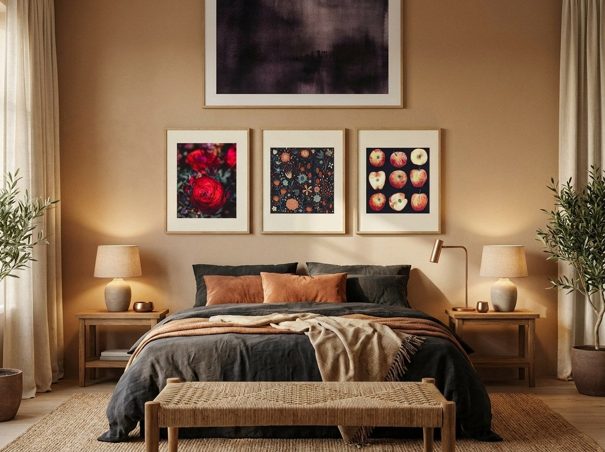 Velvet Bloom Gallery Wall Set arrangement