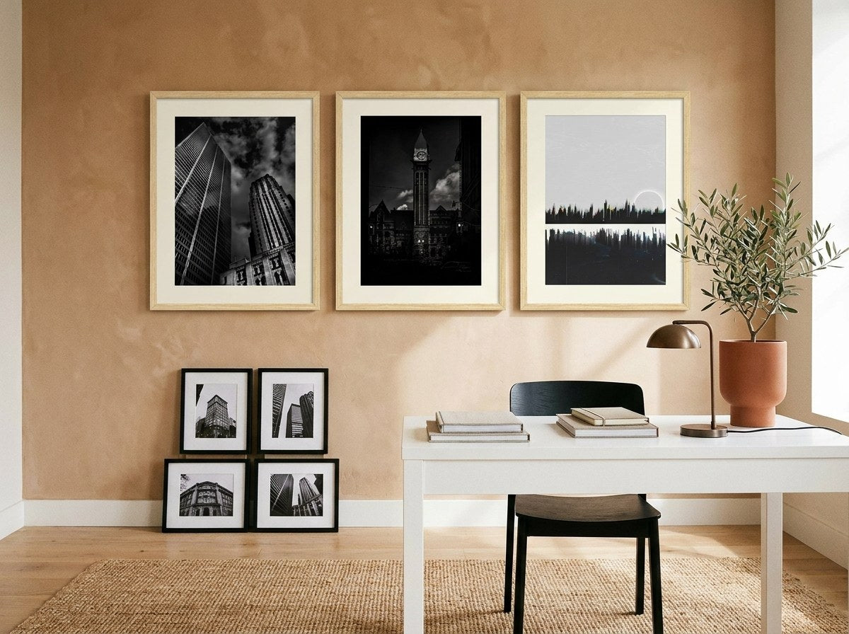 Urban Echoes Gallery Wall Set arrangement