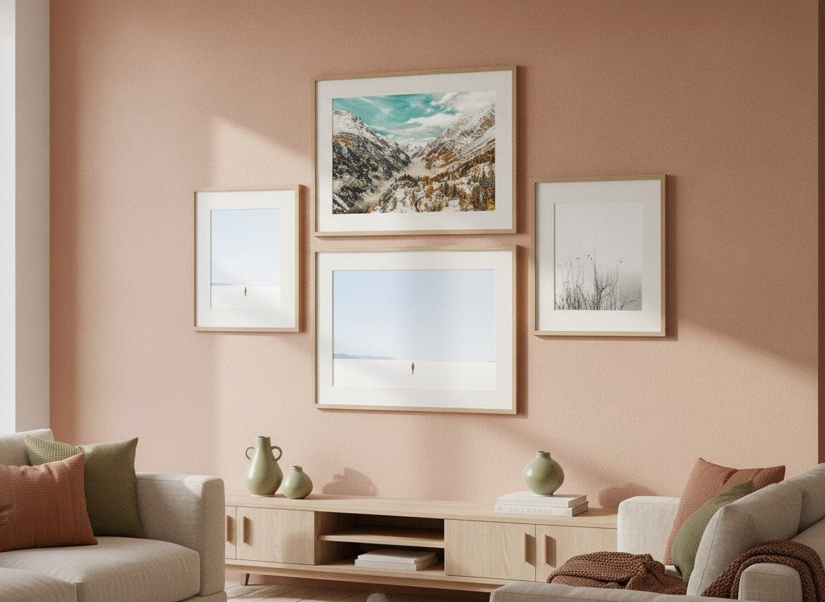 Mountainous Serenity Gallery Wall Set arrangement