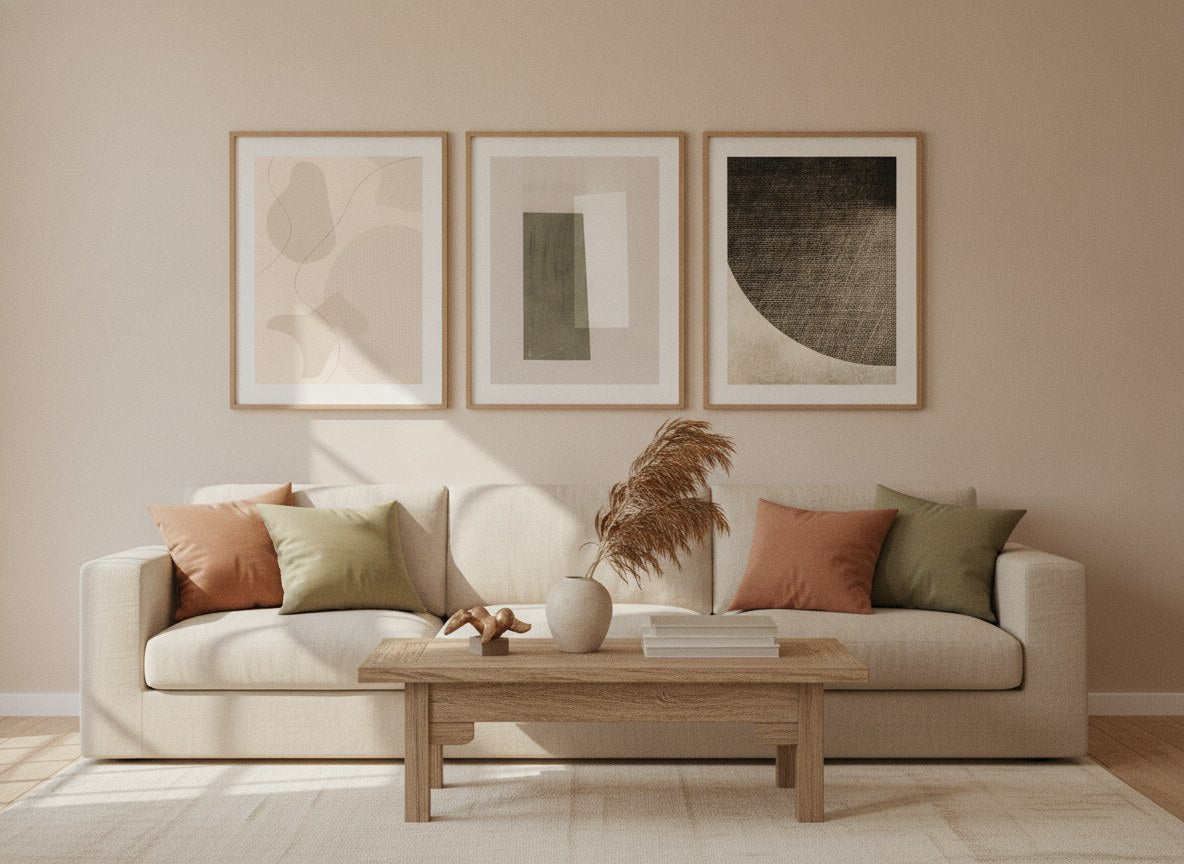 Woven Textures Gallery Wall Set arrangement
