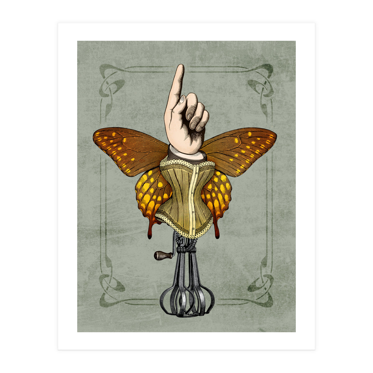 Butterhand Portrait (Print Only)