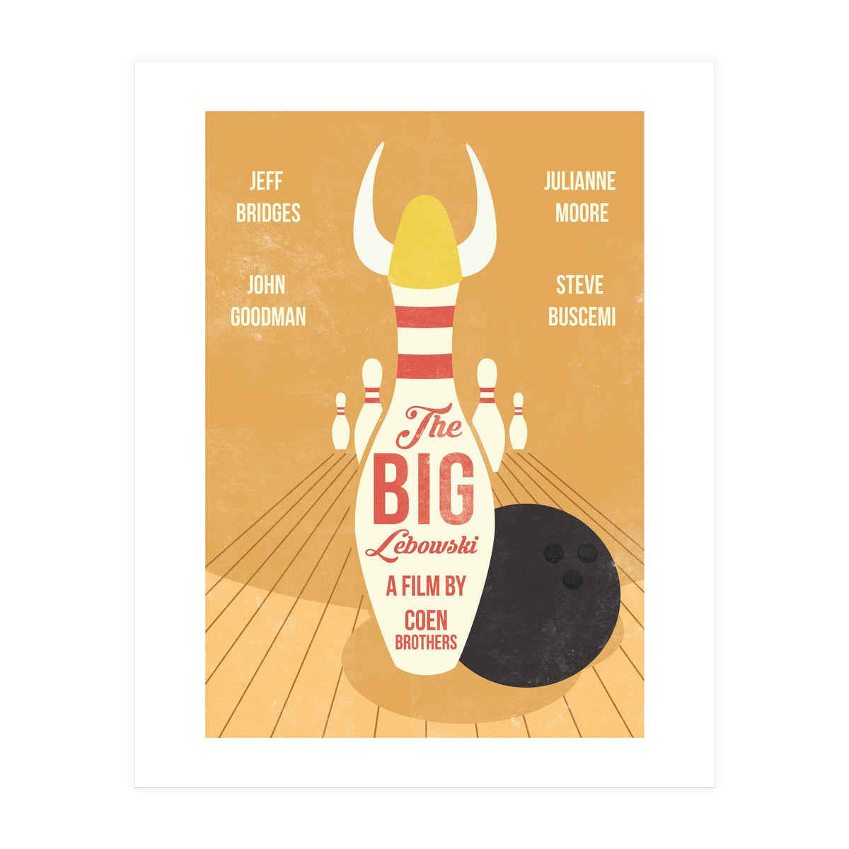 Big Lebowski movie poster (Print Only)
