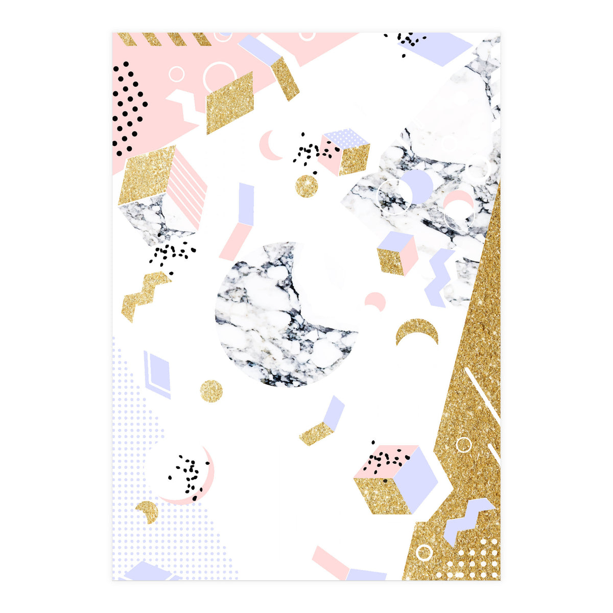 Marble Moon Abstraction (Print Only)