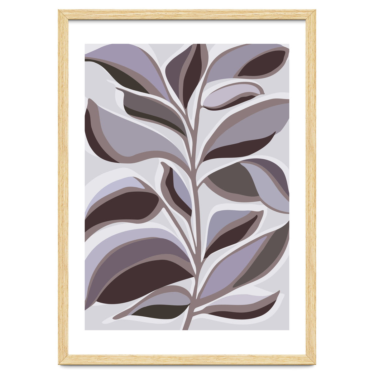 Lavender Floral Abstract