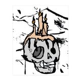 Skull Candlelight Sketch (Print Only) thumbnail
