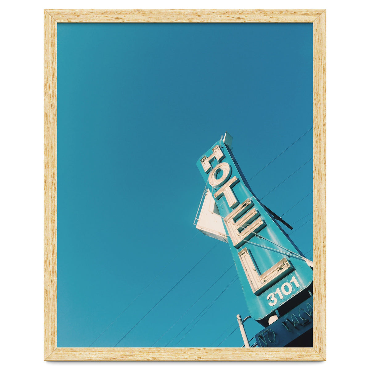 Hotel sign in California